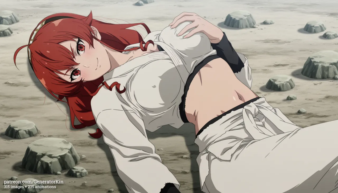 Aemeath, Eris Boreas Greyrat, Orihime Inoue, planche 195. Scarlet El Vandimion, Yakumo Ezo, ahegao, blowjob, double penetration