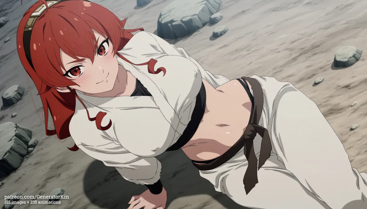 Aemeath, Eris Boreas Greyrat, Orihime Inoue, planche 199. Scarlet El Vandimion, Yakumo Ezo, ahegao, blowjob, double penetration