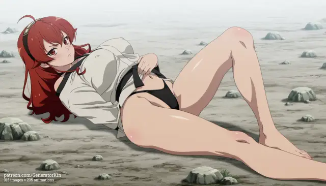 Aemeath, Eris Boreas Greyrat, Orihime Inoue, planche 203. Scarlet El Vandimion, Yakumo Ezo, ahegao, blowjob, double penetration