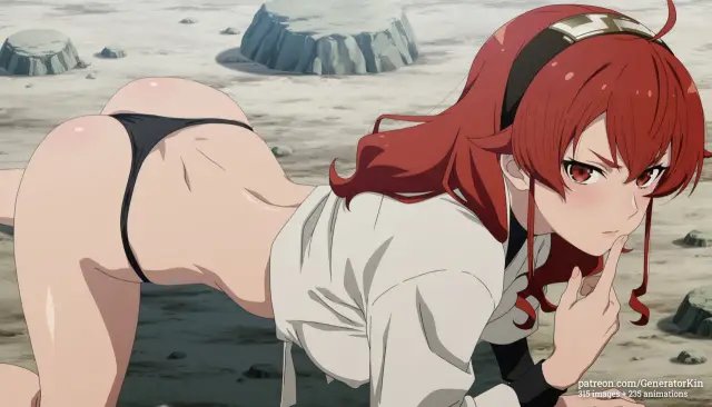 Aemeath, Eris Boreas Greyrat, Orihime Inoue, planche 209. Scarlet El Vandimion, Yakumo Ezo, ahegao, blowjob, double penetration