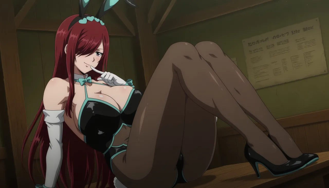 Aemeath, Eris Boreas Greyrat, Orihime Inoue, planche 467. Scarlet El Vandimion, Yakumo Ezo, ahegao, blowjob, double penetration