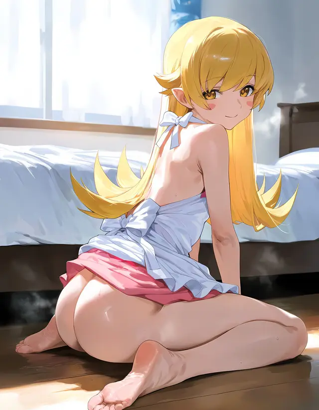 Shinobu Oshino — Bakemonogatari, planche 2. bbm, big penis, dark skin, dilf