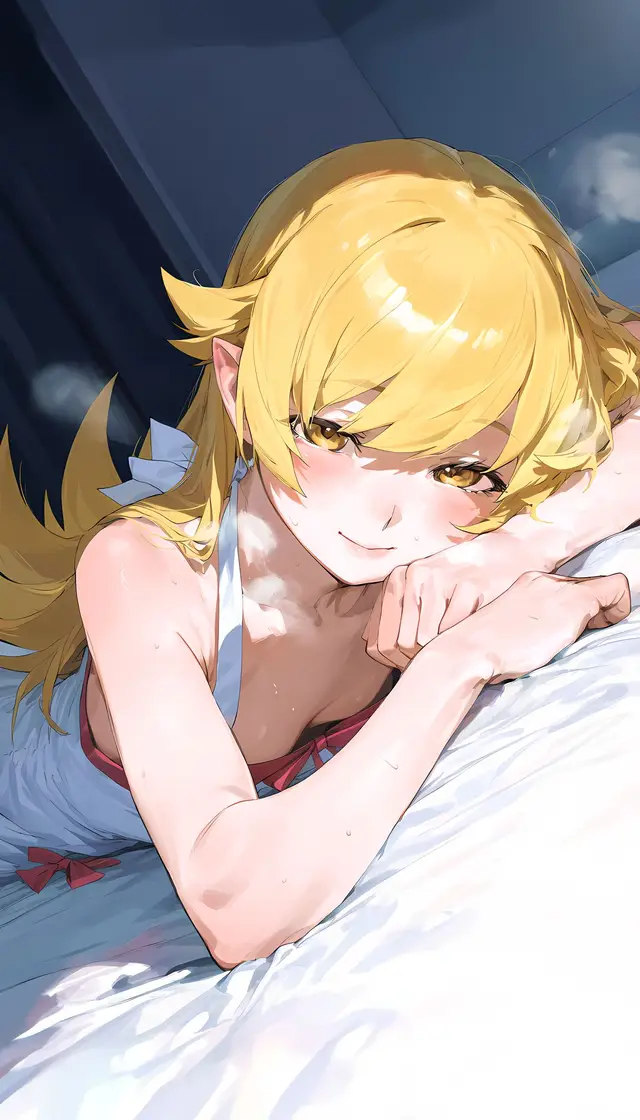 Shinobu Oshino — Bakemonogatari, planche 3. bbm, big penis, dark skin, dilf