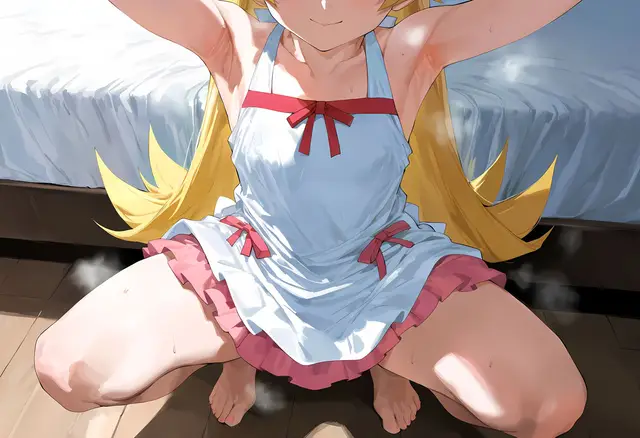 Shinobu Oshino — Bakemonogatari, planche 5. bbm, big penis, dark skin, dilf
