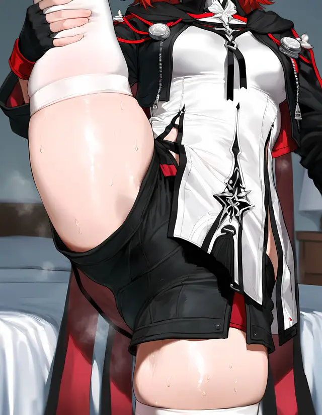 Exusiai — Arknights, planche 1. halo, sole female, bbm, dark skin, dilf, group