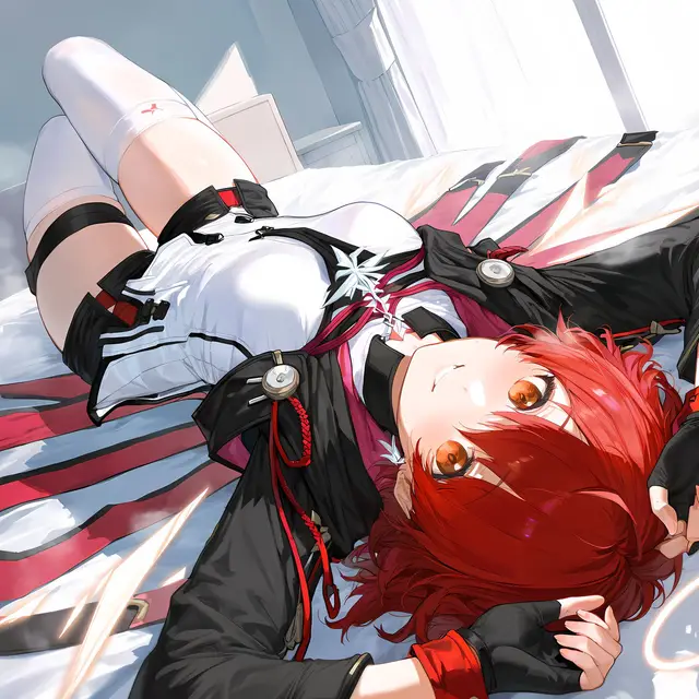 Exusiai — Arknights, planche 6. halo, sole female, bbm, dark skin, dilf, group