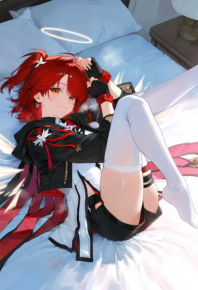 Exusiai — Arknights, planche 8. halo, sole female, bbm, dark skin, dilf, group