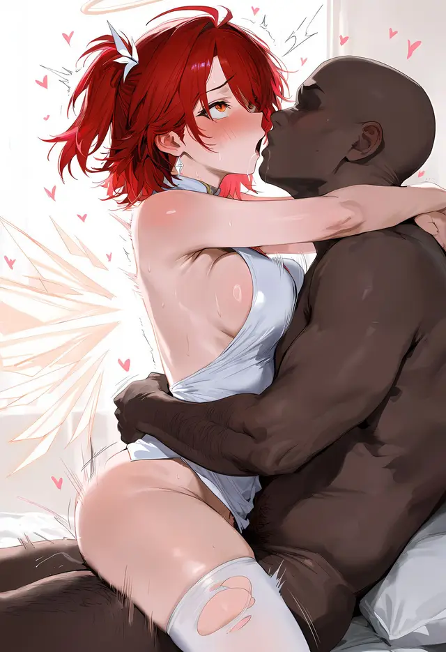 Exusiai — Arknights, planche 142. halo, sole female, bbm, dark skin, dilf, group