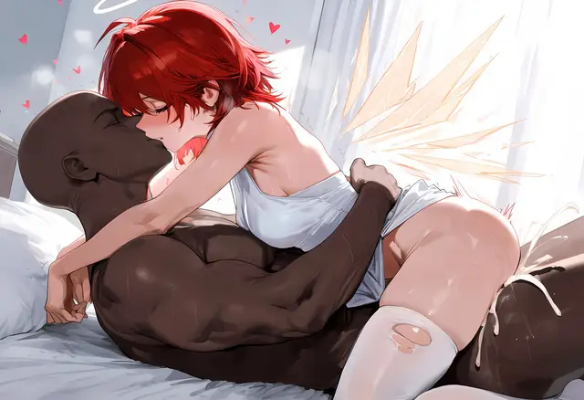 Exusiai — Arknights, planche 144. halo, sole female, bbm, dark skin, dilf, group