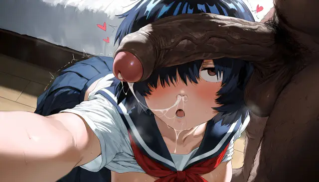 Mikoto Urabe — Nazo no Kanojo X, planche 72. eye-covering bang, bbm, dark skin, dilf