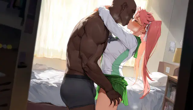 Saya Takagi — Highschool of the Dead, planche 12. glasses, twintails, dark skin