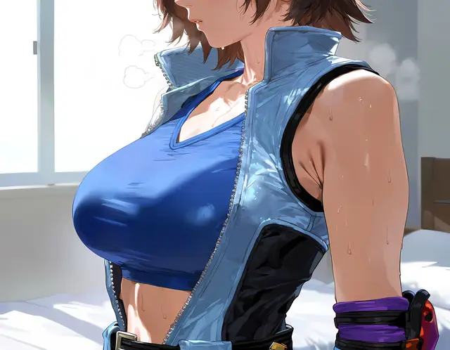 Asuka Kazama — Tekken, planche 1. big breasts, blowjob, kissing, nakadashi, sole female, bald