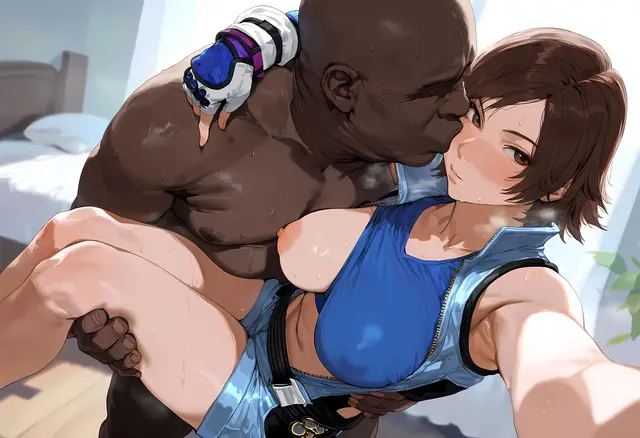 Asuka Kazama — Tekken, planche 13. big breasts, blowjob, kissing, nakadashi, sole female, bald