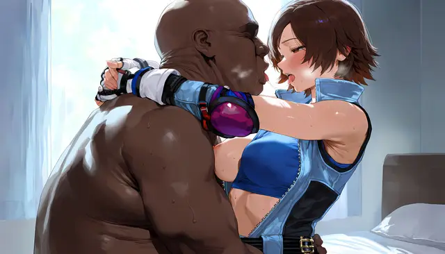 Asuka Kazama — Tekken, planche 31. big breasts, blowjob, kissing, nakadashi, sole female, bald