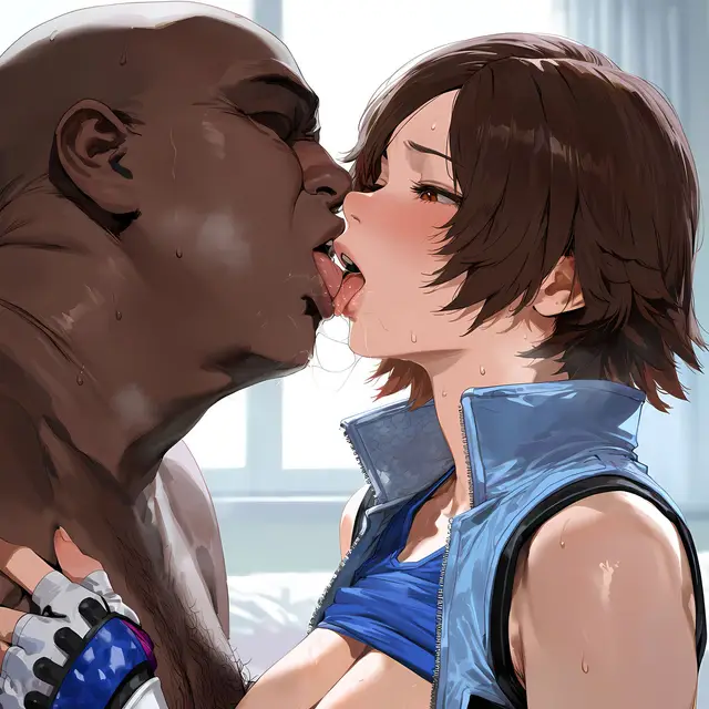 Asuka Kazama — Tekken, planche 35. big breasts, blowjob, kissing, nakadashi, sole female, bald