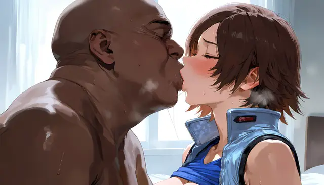Asuka Kazama — Tekken, planche 38. big breasts, blowjob, kissing, nakadashi, sole female, bald