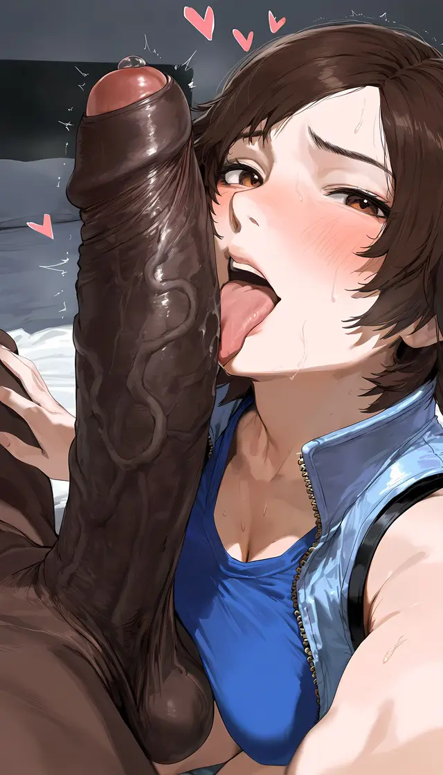 Asuka Kazama — Tekken, planche 71. big breasts, blowjob, kissing, nakadashi, sole female, bald