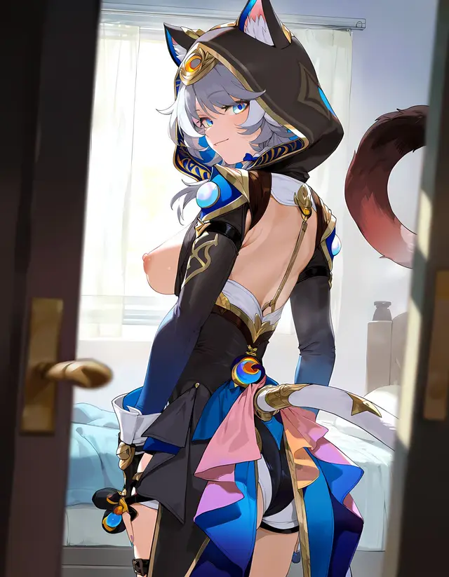 Cipher — Honkai Star Rail, planche 6. kemonomimi, tail