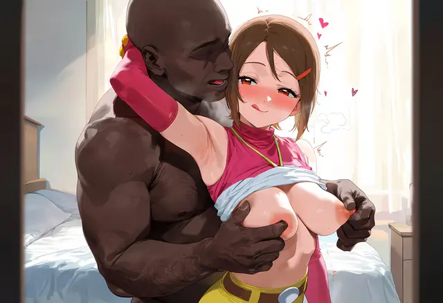 Kari Kamiya, planche 13. ahegao, blowjob, gloves, hotpants, nakadashi, sole female