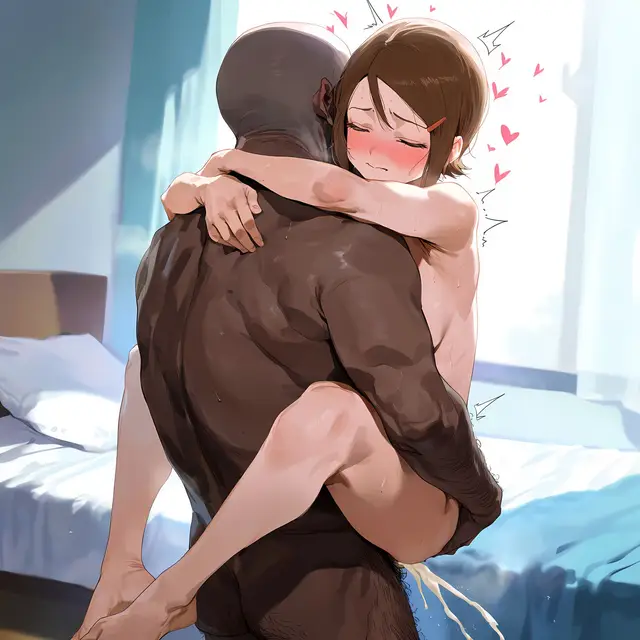 Kari Kamiya, planche 86. ahegao, blowjob, gloves, hotpants, nakadashi, sole female