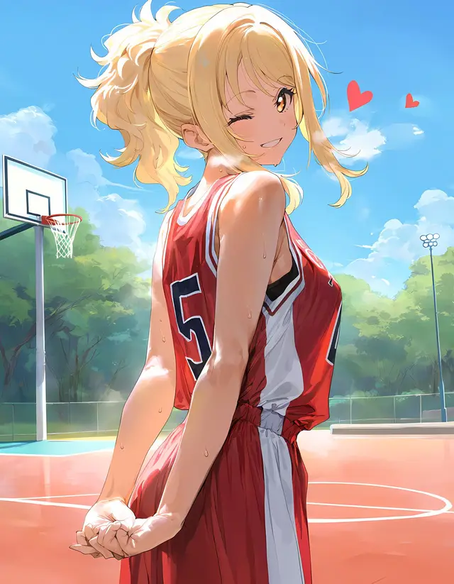 Ai Miyashita — Love Live Nijigasaki High School Idol Club, planche 6. sole female, bald, dark skin