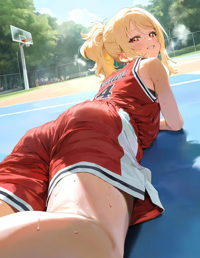 Ai Miyashita — Love Live Nijigasaki High School Idol Club, planche 8. sole female, bald, dark skin