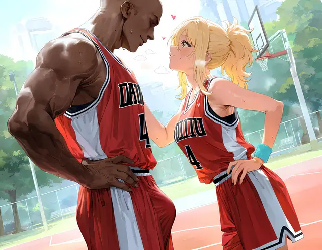 Ai Miyashita — Love Live Nijigasaki High School Idol Club, planche 27. sole female, bald, dark skin