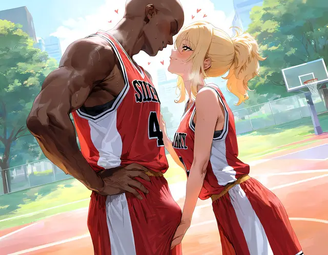Ai Miyashita — Love Live Nijigasaki High School Idol Club, planche 28. sole female, bald, dark skin