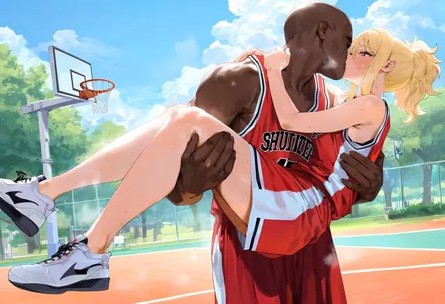 Ai Miyashita — Love Live Nijigasaki High School Idol Club, planche 30. sole female, bald, dark skin