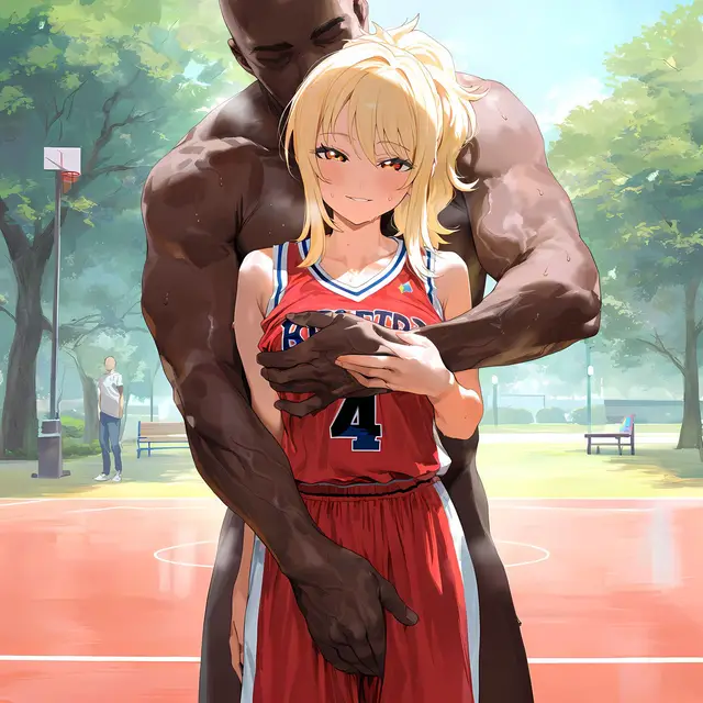 Ai Miyashita — Love Live Nijigasaki High School Idol Club, planche 32. sole female, bald, dark skin