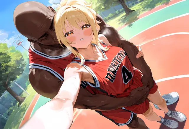 Ai Miyashita — Love Live Nijigasaki High School Idol Club, planche 34. sole female, bald, dark skin