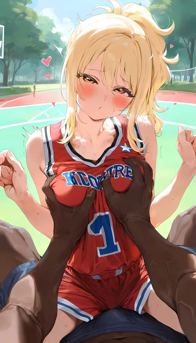 Ai Miyashita — Love Live Nijigasaki High School Idol Club, planche 42. sole female, bald, dark skin