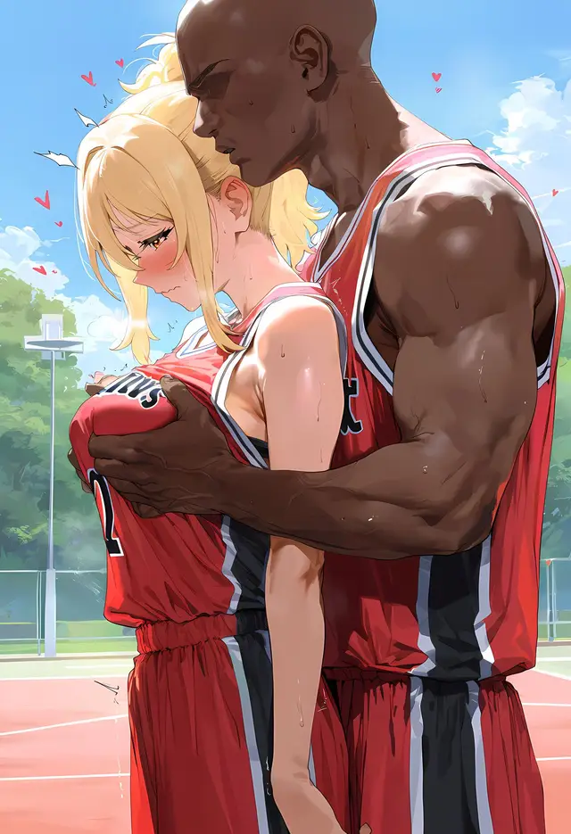 Ai Miyashita — Love Live Nijigasaki High School Idol Club, planche 43. sole female, bald, dark skin