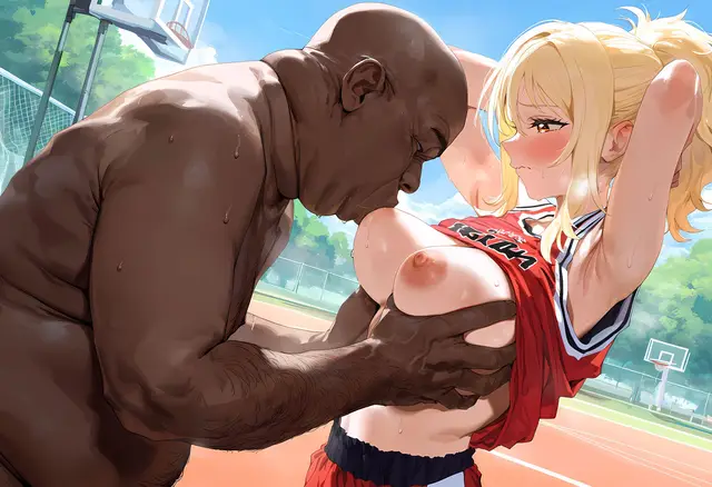 Ai Miyashita — Love Live Nijigasaki High School Idol Club, planche 115. sole female, bald, dark skin