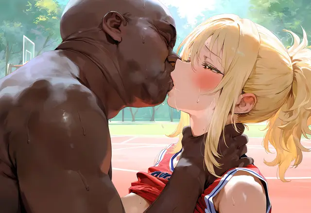 Ai Miyashita — Love Live Nijigasaki High School Idol Club, planche 117. sole female, bald, dark skin