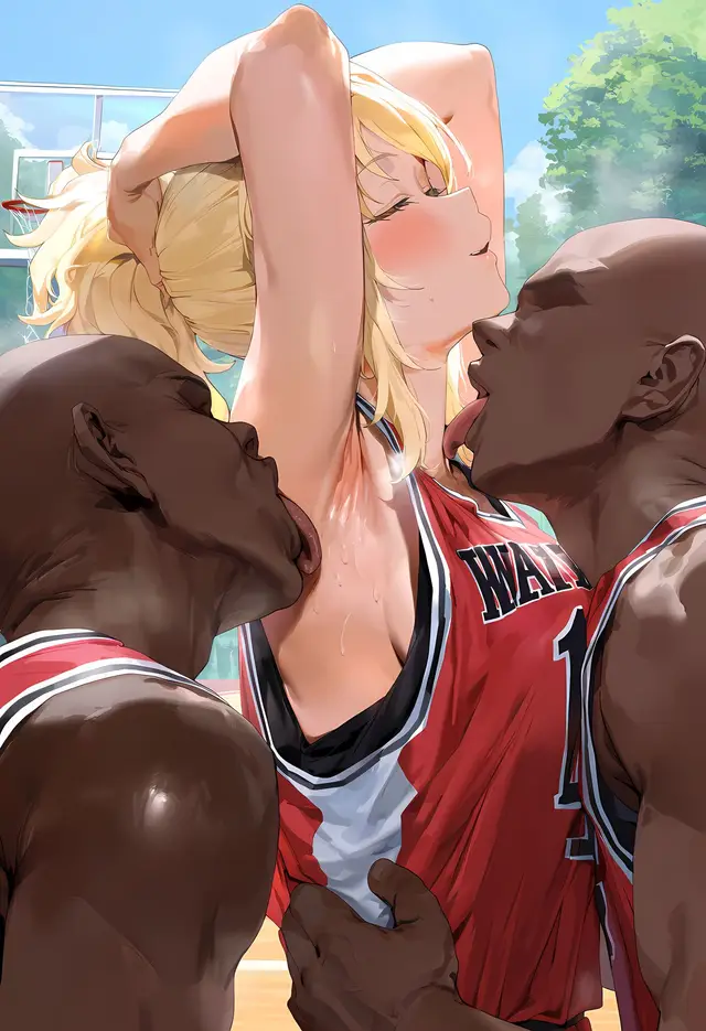 Ai Miyashita — Love Live Nijigasaki High School Idol Club, planche 245. sole female, bald, dark skin