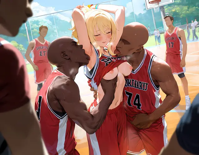 Ai Miyashita — Love Live Nijigasaki High School Idol Club, planche 246. sole female, bald, dark skin