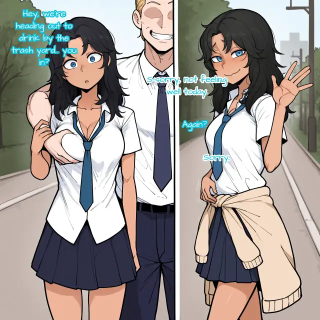 My childhood friends are bullies, planche 5. twins