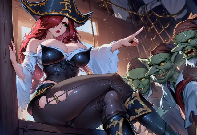 Miss Fortune (2026-09-13) — League of Legends, planche 33. ahegao, big ass, eye-covering bang, makeup, nakadashi, sole female