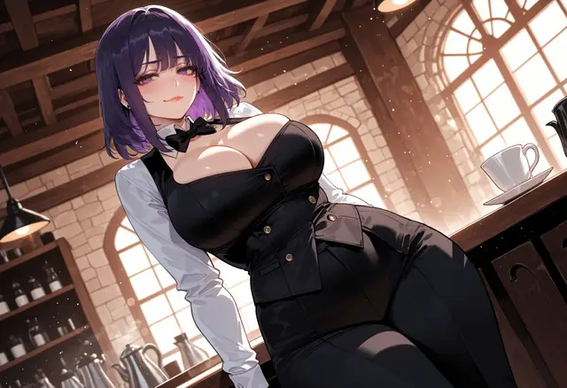 Shizuku Kuroe — Sono Bisque Doll Wa Koi O Suru, planche 299. Miyu, ahegao, anal, apparel bukkake, apron, assjob