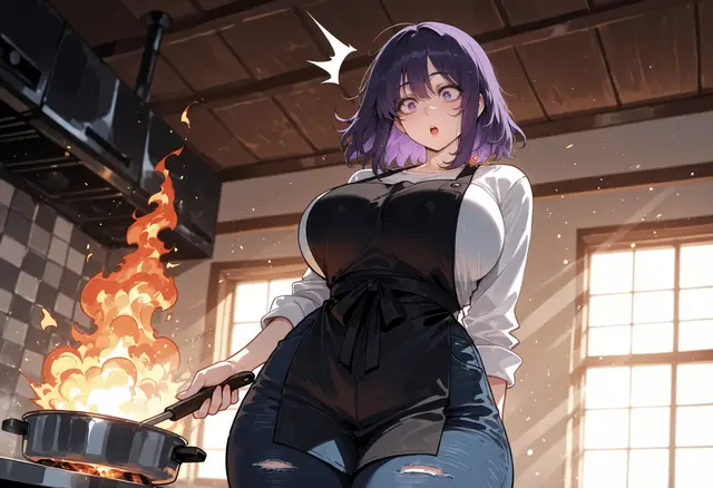 Shizuku Kuroe — Sono Bisque Doll Wa Koi O Suru, planche 580. Miyu, ahegao, anal, apparel bukkake, apron, assjob