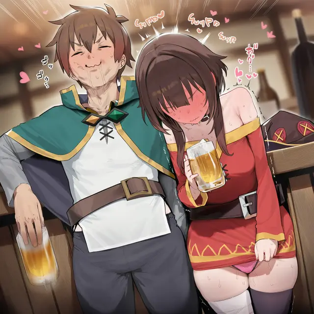 Kazuma Satou, Megumin — Kono Subarashii Sekai Ni Syukufuku O, planche 2. sole female, witch