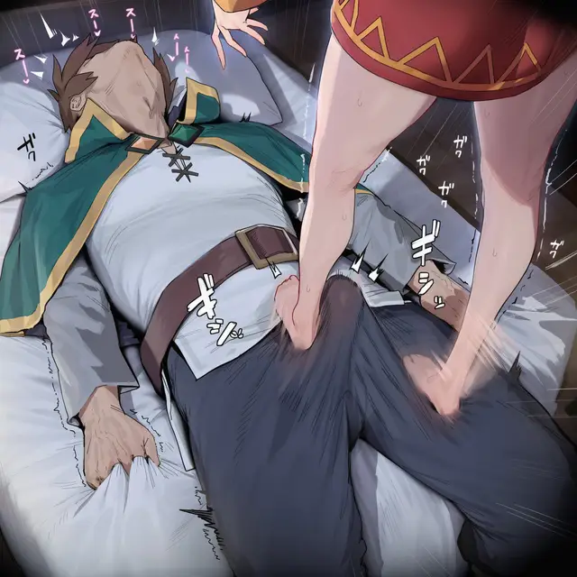 Kazuma Satou, Megumin — Kono Subarashii Sekai Ni Syukufuku O, planche 10. sole female, witch