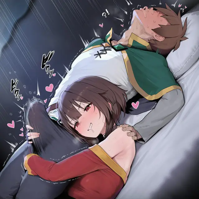 Kazuma Satou, Megumin — Kono Subarashii Sekai Ni Syukufuku O, planche 17. sole female, witch