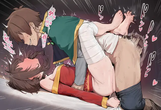 Kazuma Satou, Megumin — Kono Subarashii Sekai Ni Syukufuku O, planche 49. sole female, witch