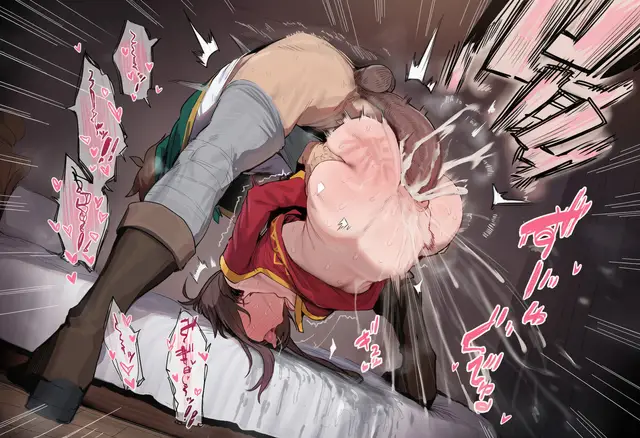 Kazuma Satou, Megumin — Kono Subarashii Sekai Ni Syukufuku O, planche 96. sole female, witch