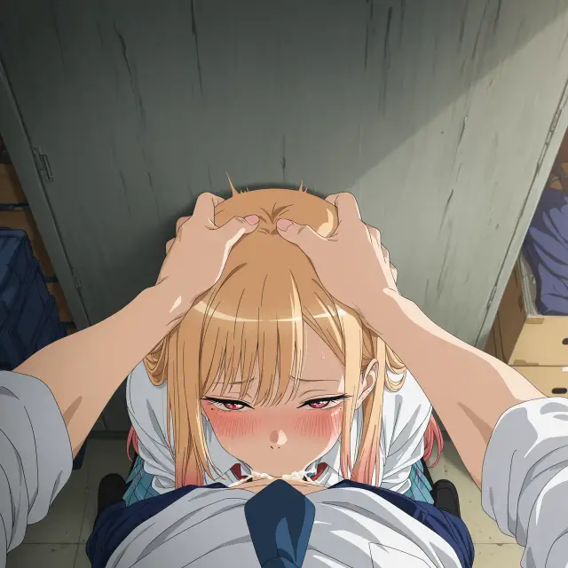 Marin Kitagawa, Wakana Gojou — Sono Bisque Doll Wa Koi O Suru, planche 30. schoolgirl uniform, sole female, classroom, schoolboy uniform, sole male