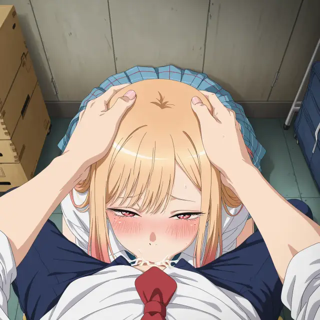 Marin Kitagawa, Wakana Gojou — Sono Bisque Doll Wa Koi O Suru, planche 31. schoolgirl uniform, sole female, classroom, schoolboy uniform, sole male
