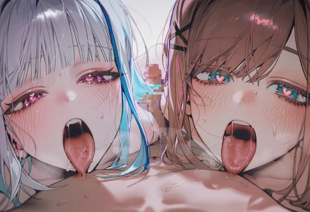 Lize Helesta, Suzuhara Lulu — Nijisanji, planche 11. vtuber, ffm threesome
