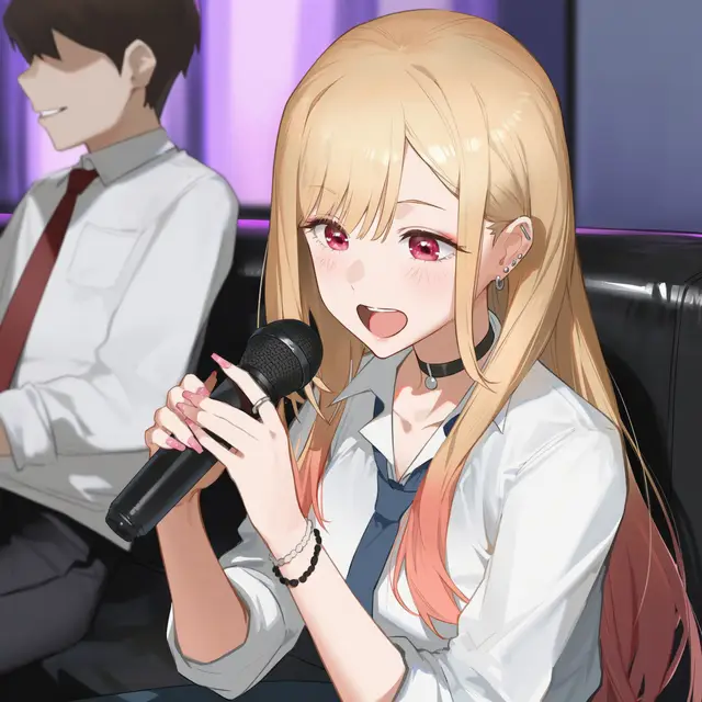 Marin Kitagawa — Sono Bisque Doll Wa Koi O Suru, planche 3. double penetration, drunk, gyaru, schoolgirl uniform, sole female, harem
